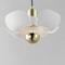 Maxim Lighting Poppy 12'' Pendant, White/Satin Brass 11391WTSBR - alternate 3
